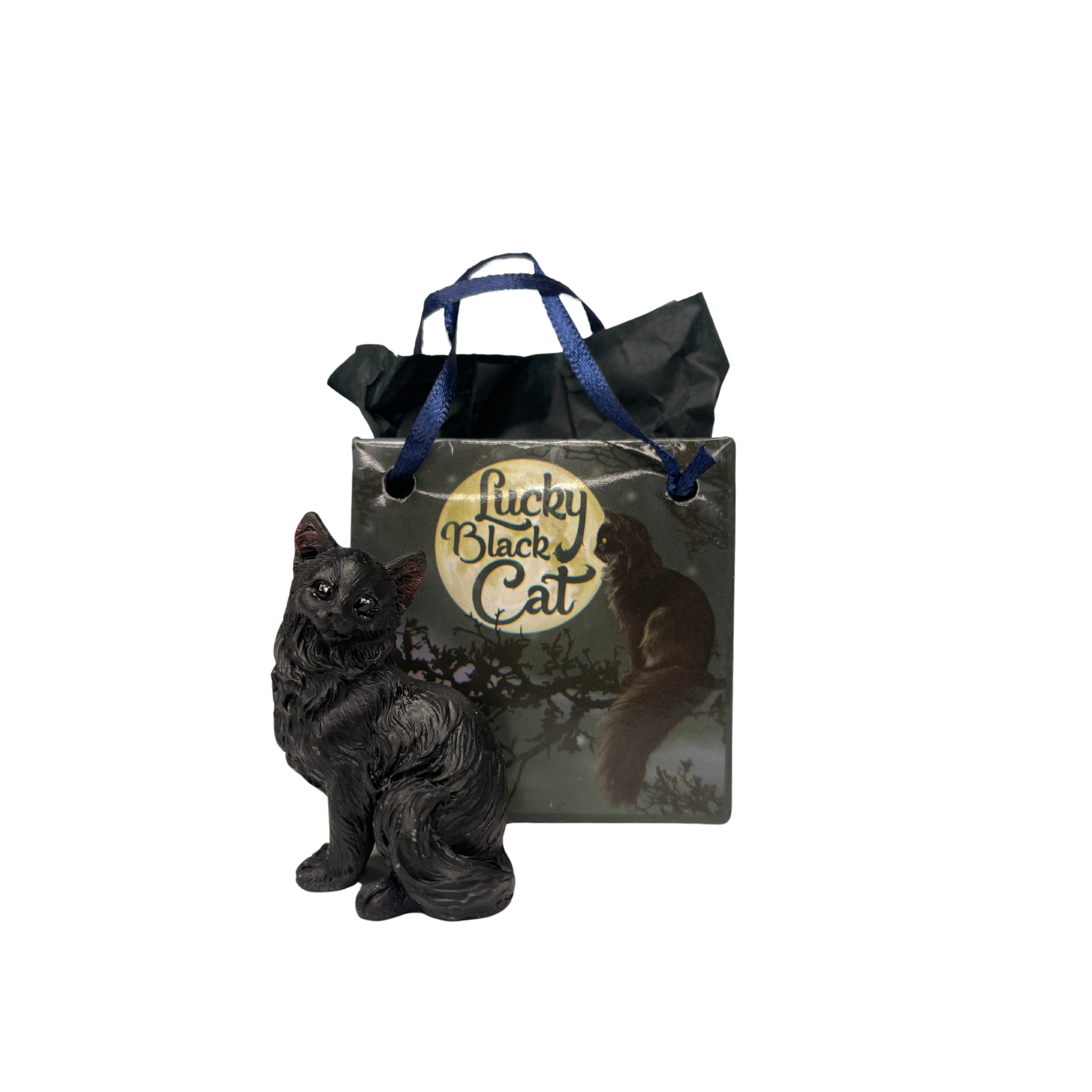 Laimės talismanas "Sėdinti katė"