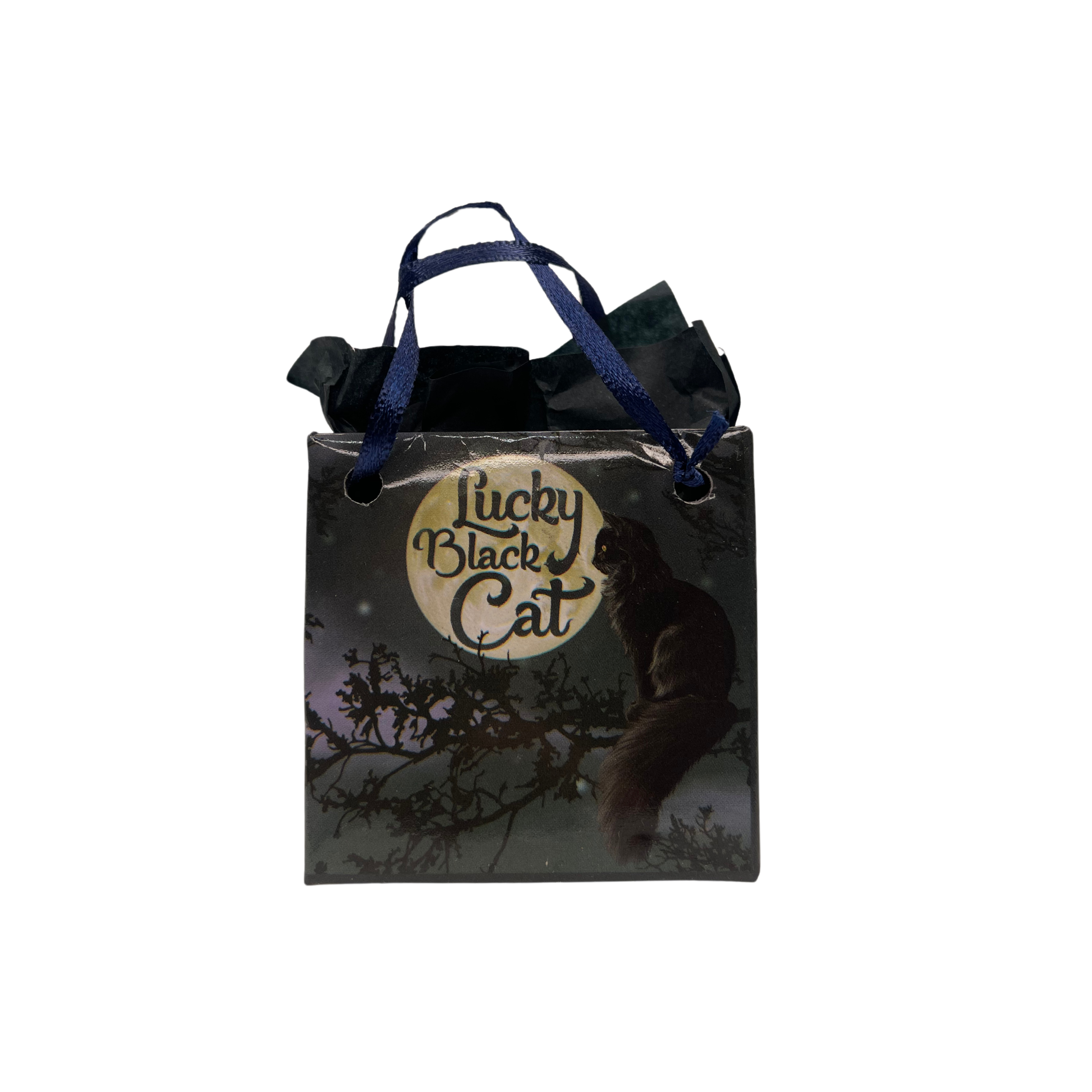 Laimės talismanas "Gulinti katė"