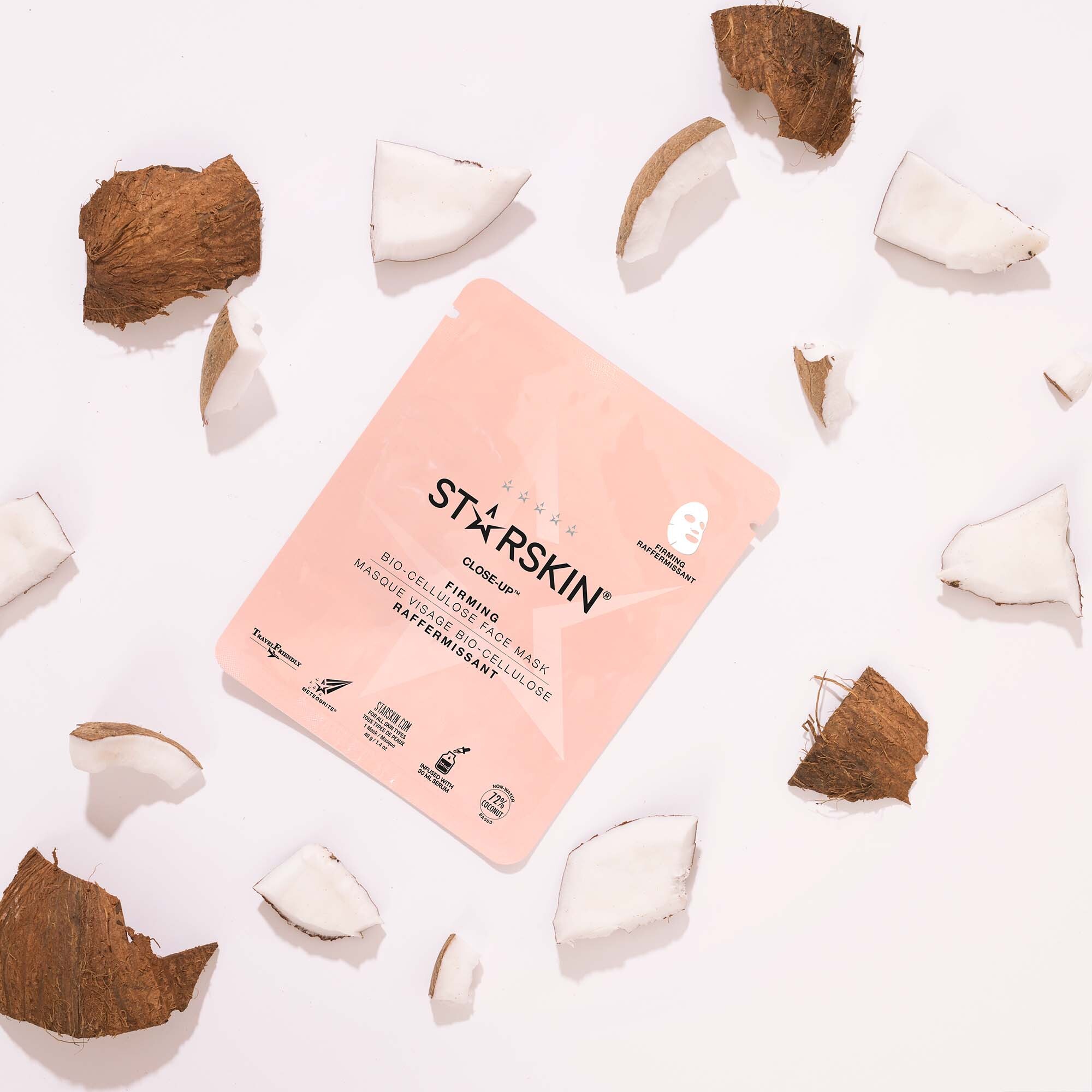 STARSKIN® Close-Up™ Stangrinamoji bio-Celiuliozės pagrindo veido kaukė