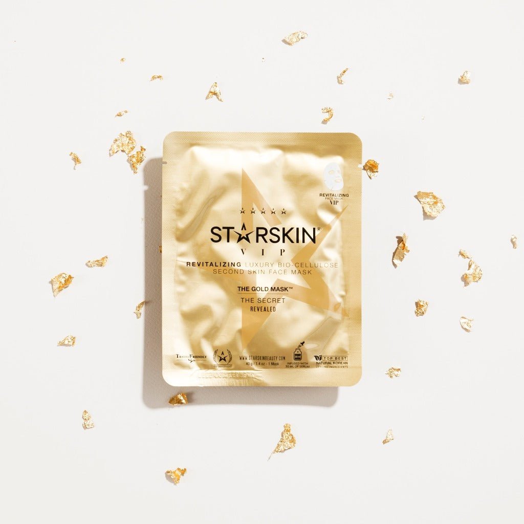 VIP The Gold Mask™ Gaivinamoji bio-celiuliozės pagrindo veido kaukė