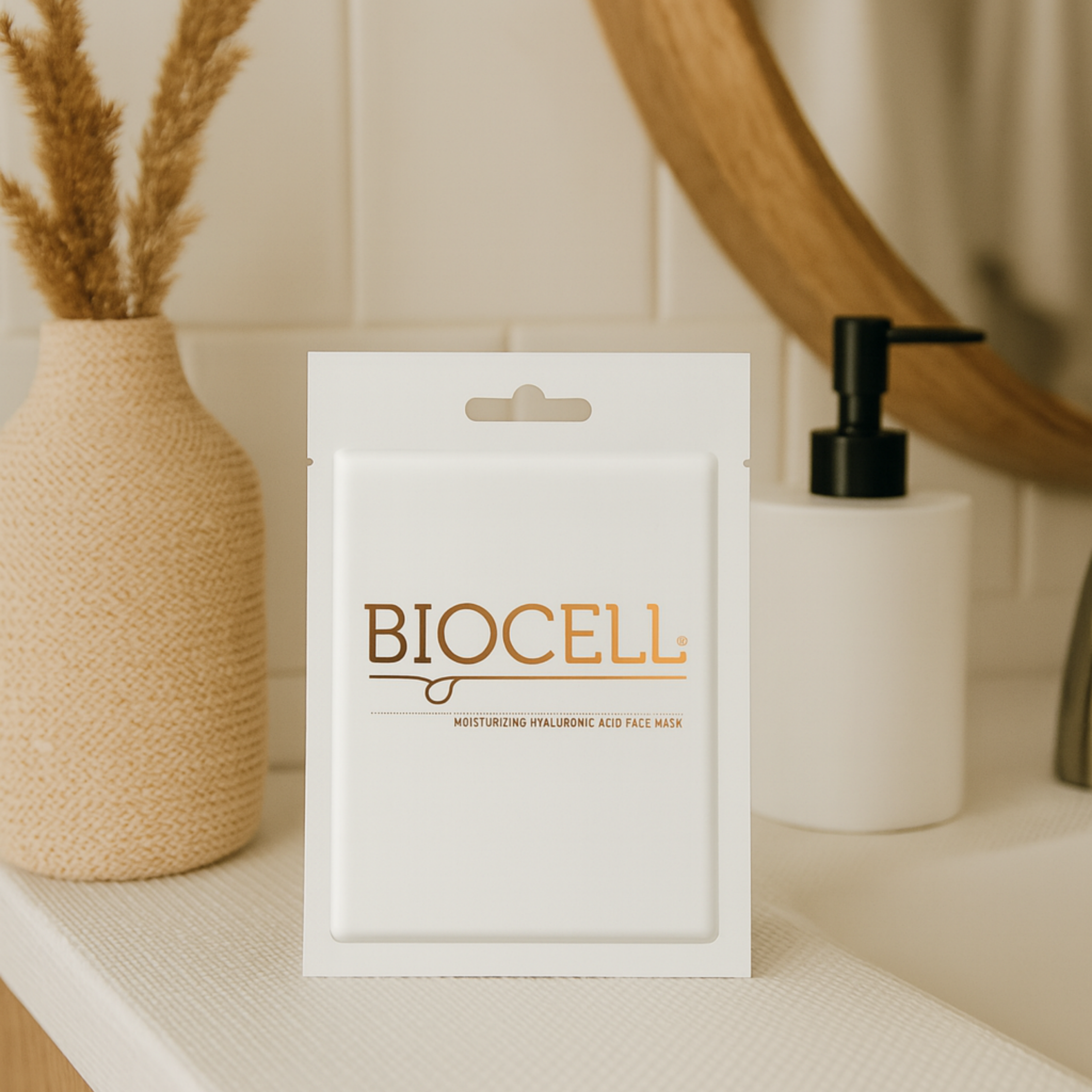 BIOCELL drėkinamoji veido kaukė