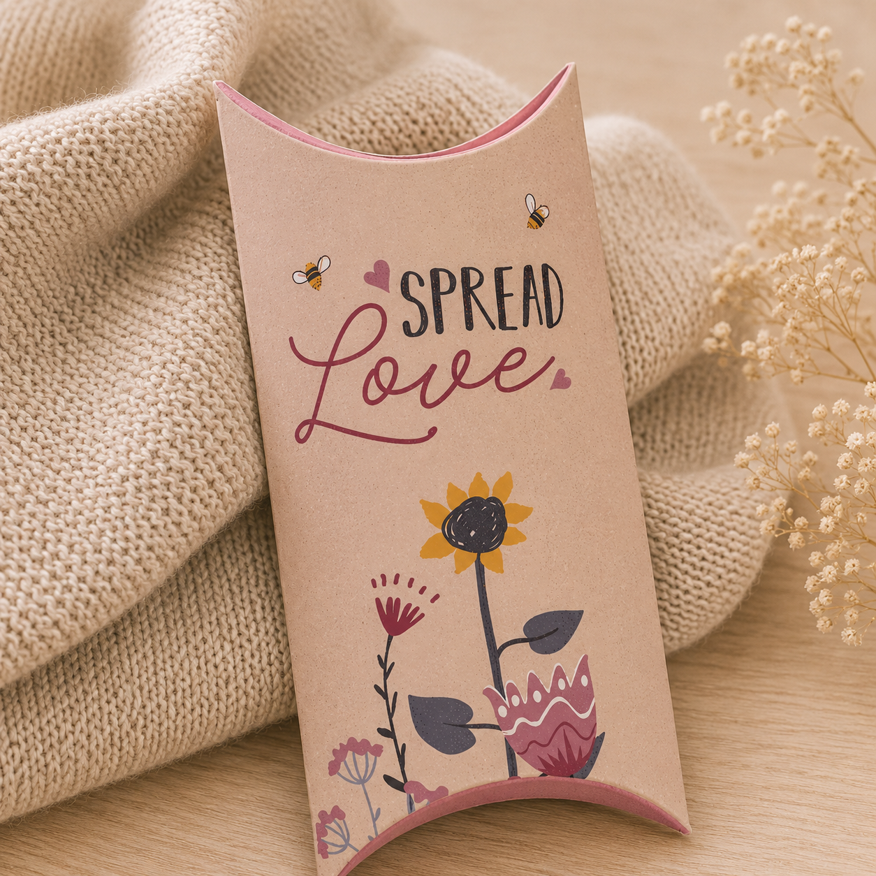 Gėlių sėklų dėžutė „Spread Love“