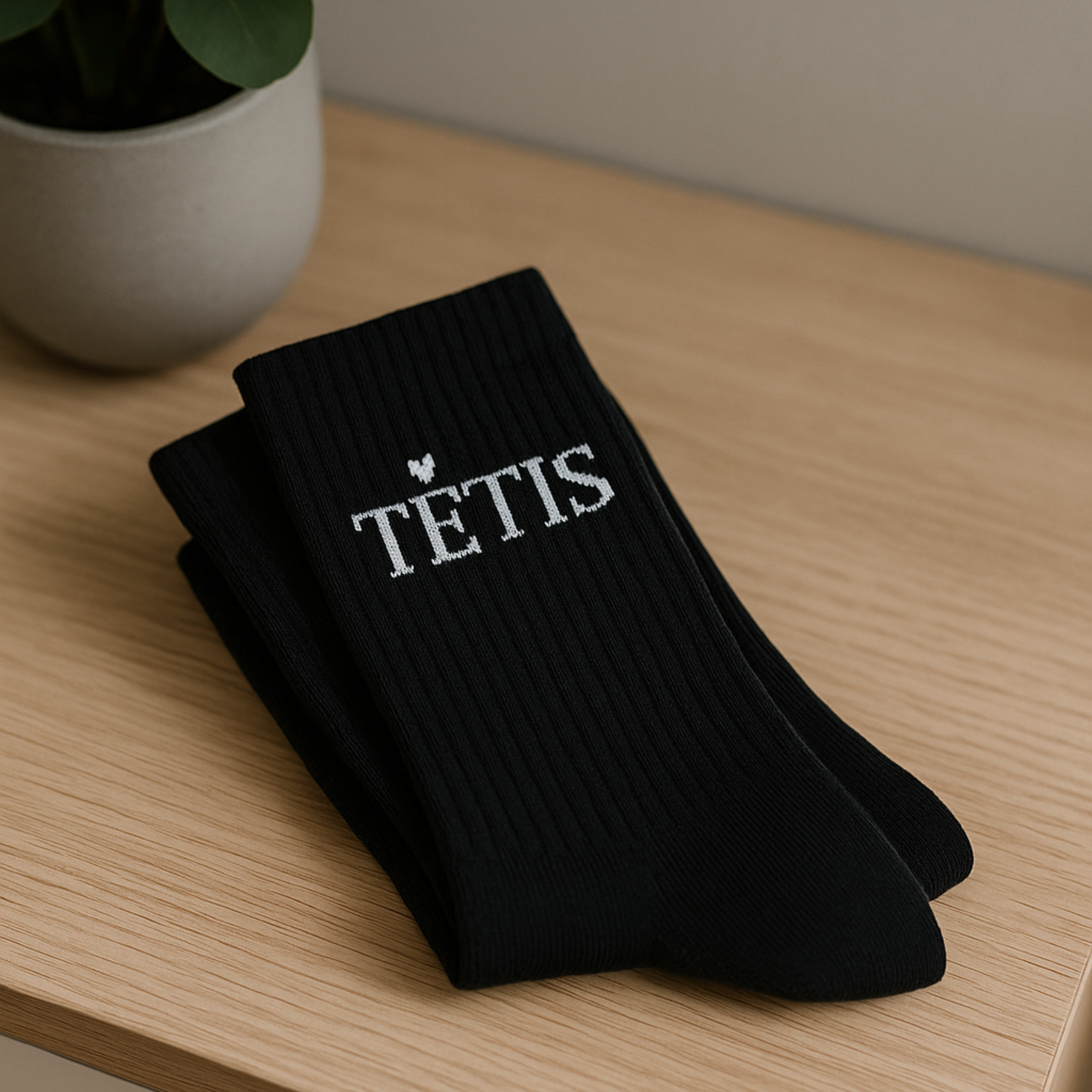 Kojinės TĖTIS (juodos)