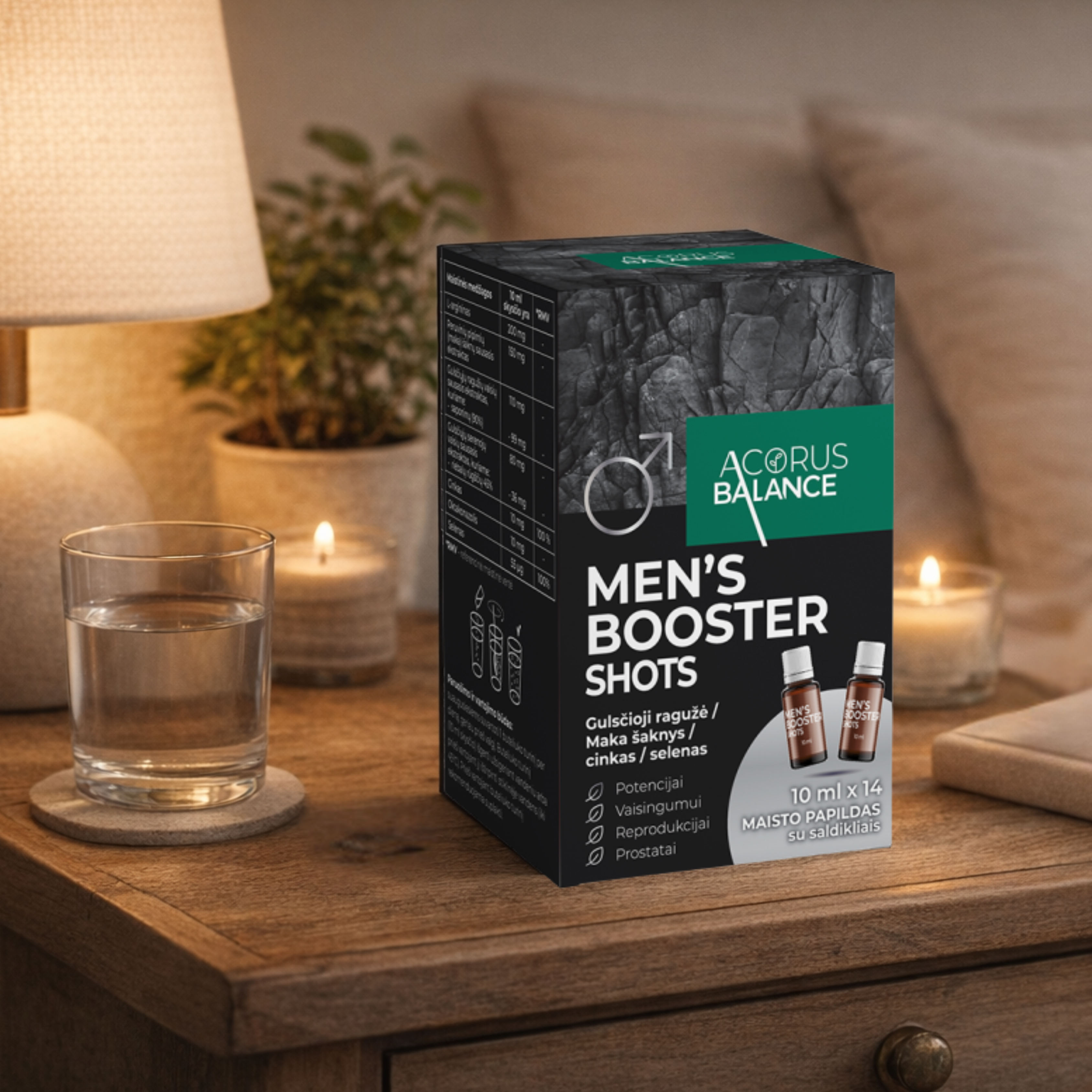 ACORUS BALANCE MEN'S BOOSTER SHOTS