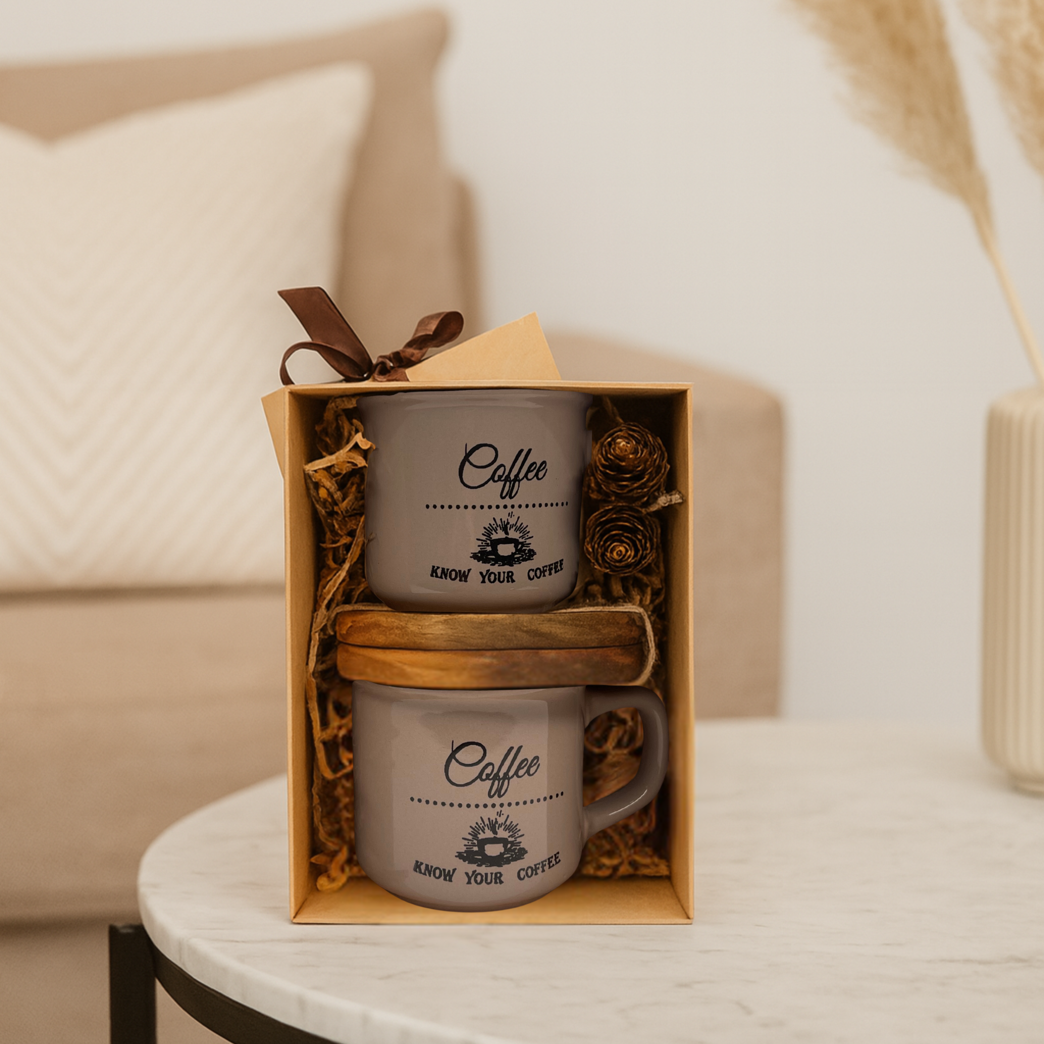 Rinkinys "Kava dviems" (kreminė sp.)