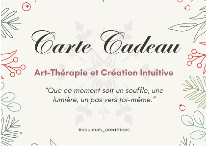 Carte Cadeau d'Art-Thérapie