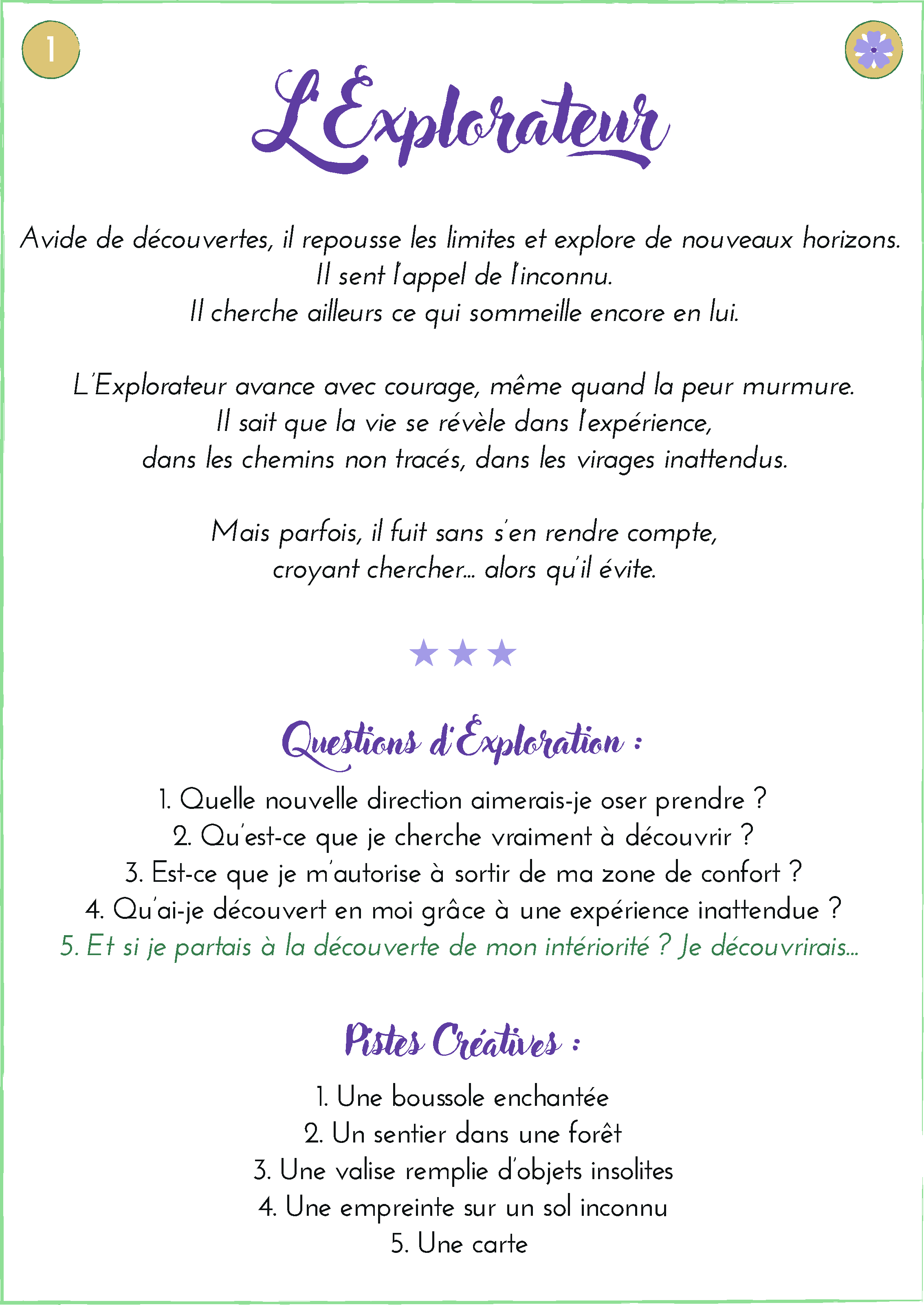 À la rencontre de nos archétypes