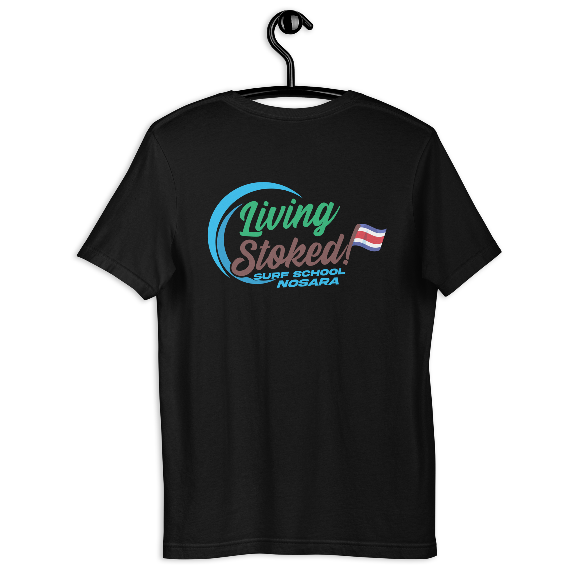 Living Stoked Black T-shirt