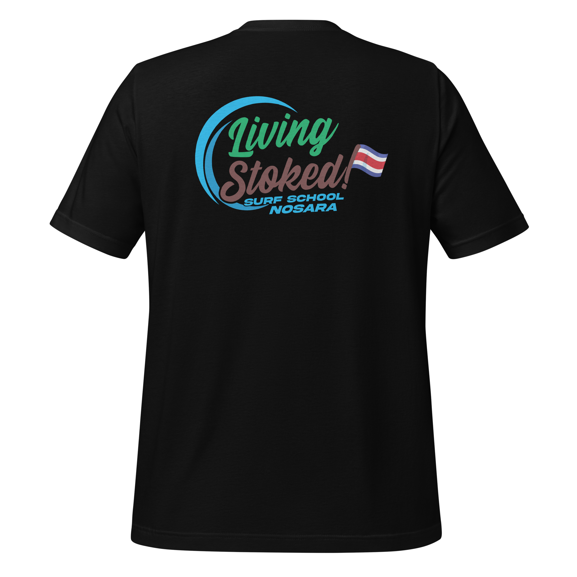 Living Stoked Black T-shirt