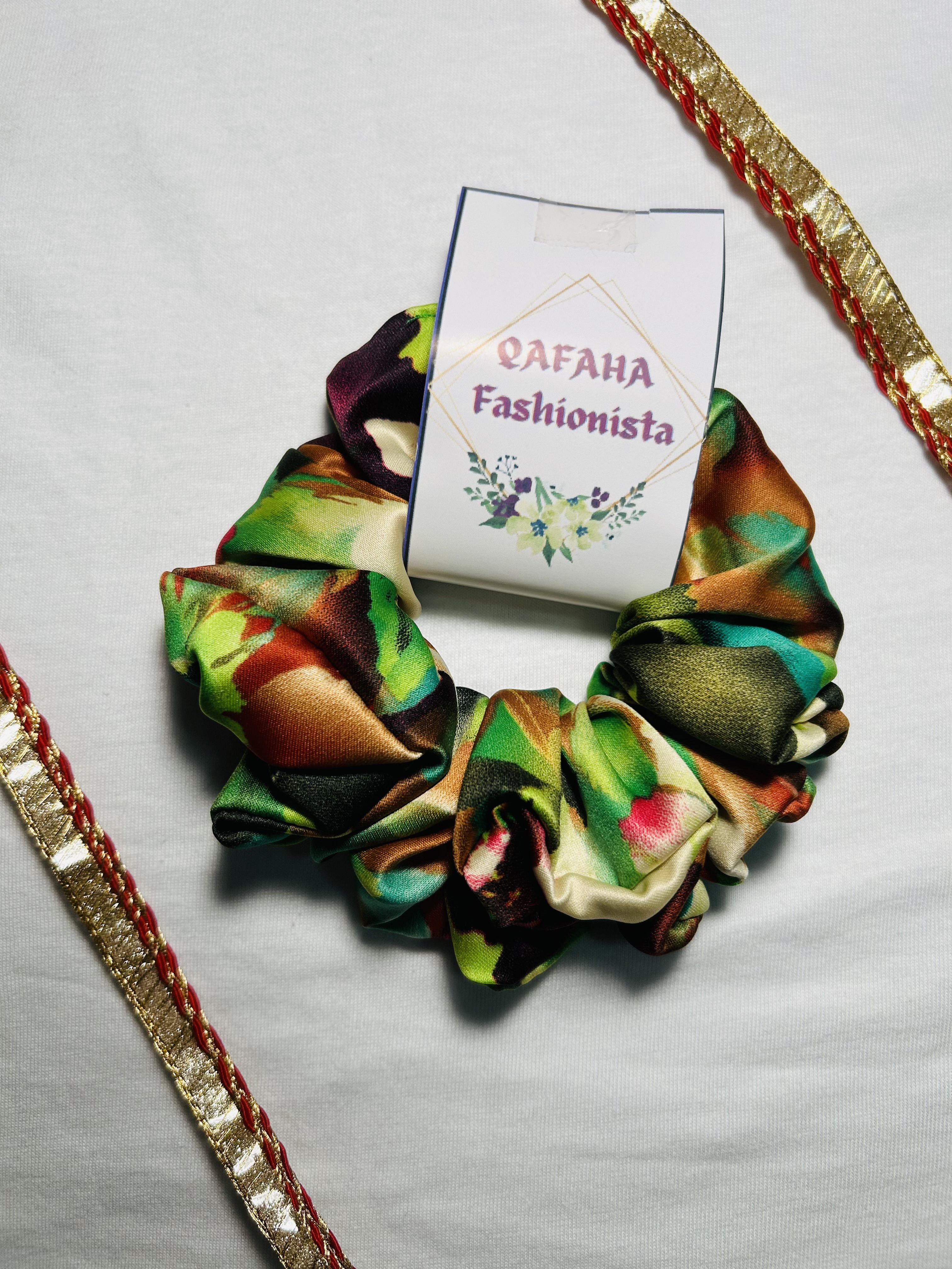 Printed Scrunchie