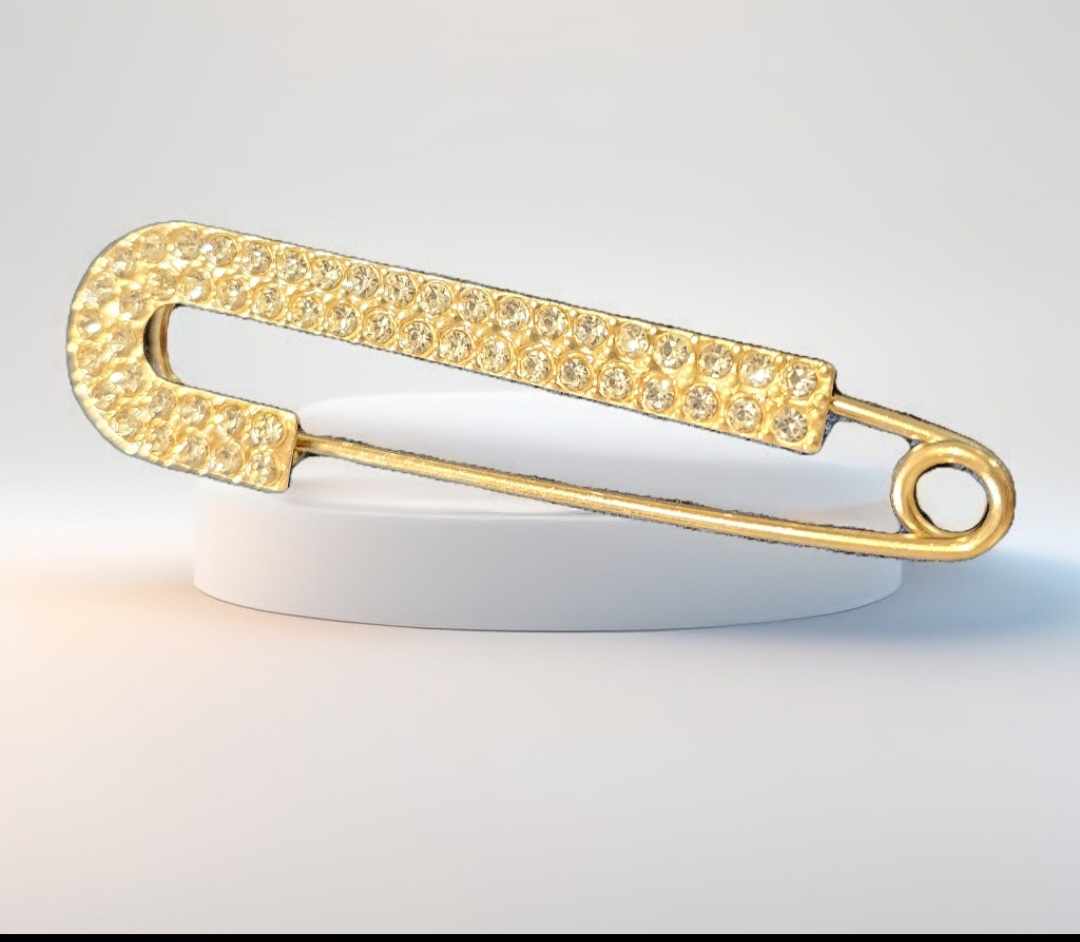 Rhinestone Brooch