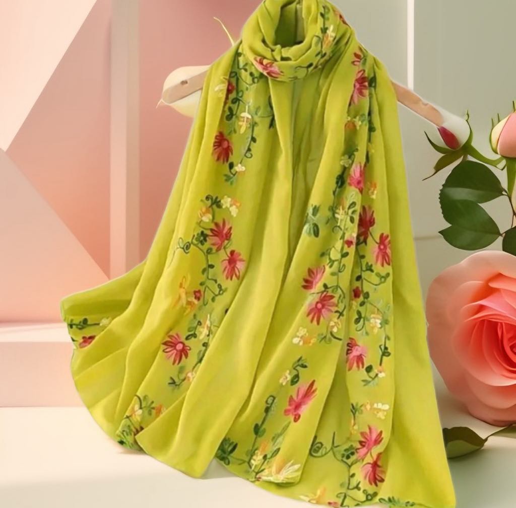 Embroidery Scarf
