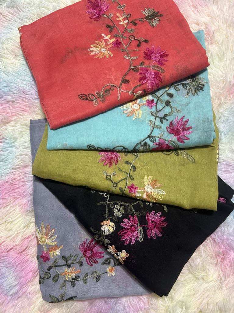 Embroidery Scarf