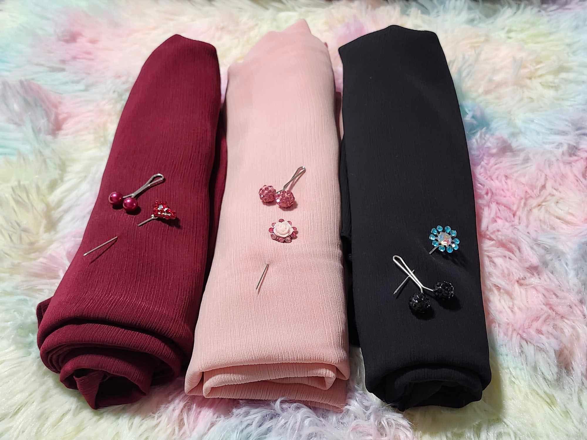 Crinkle Georgette Hijab