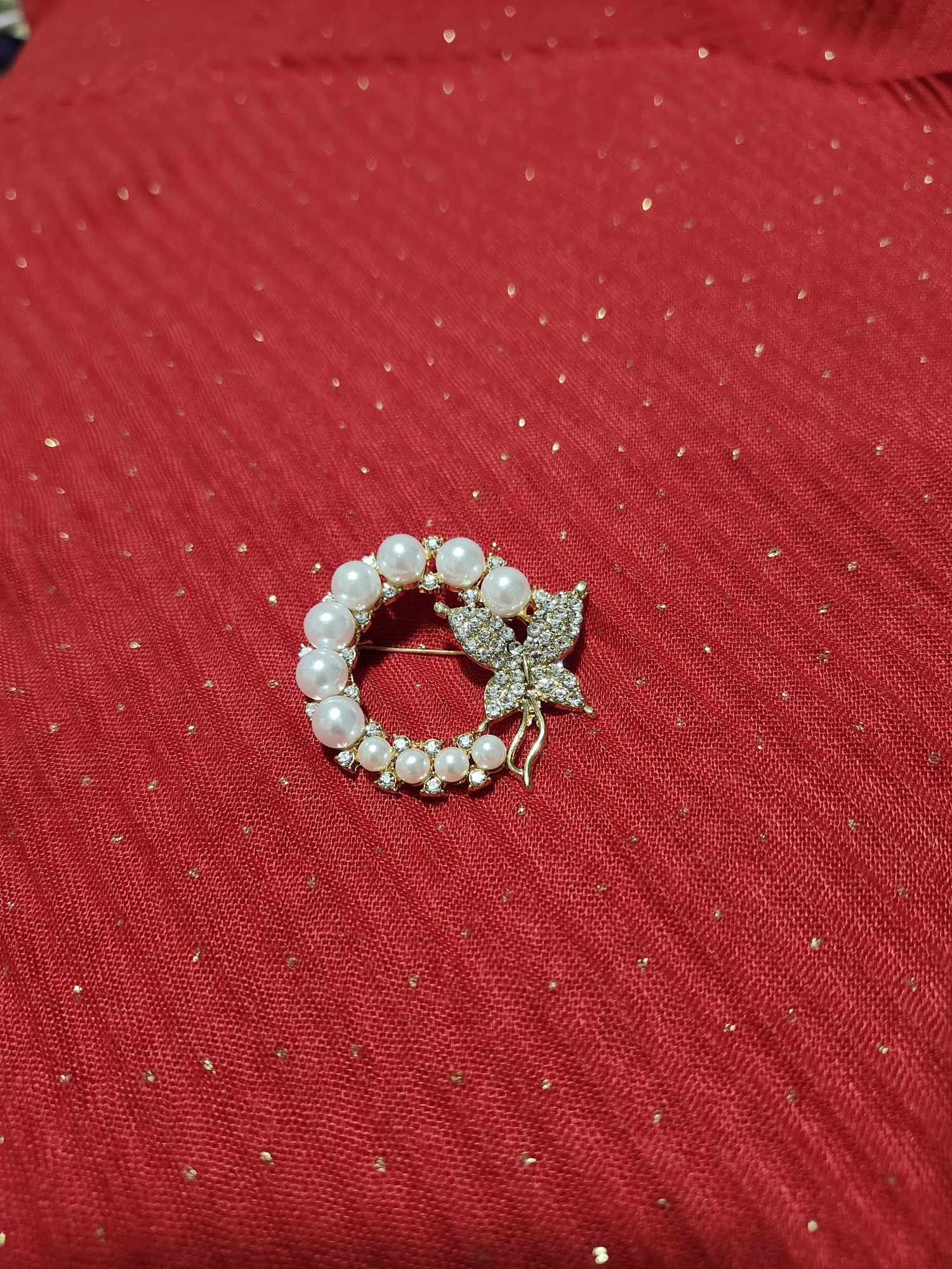Rhinestone Brooch