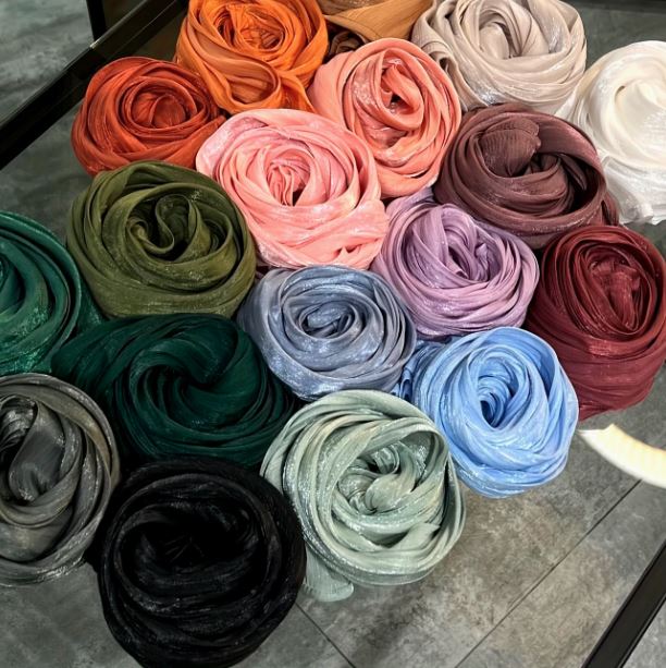 Organza Shimmer Hijab