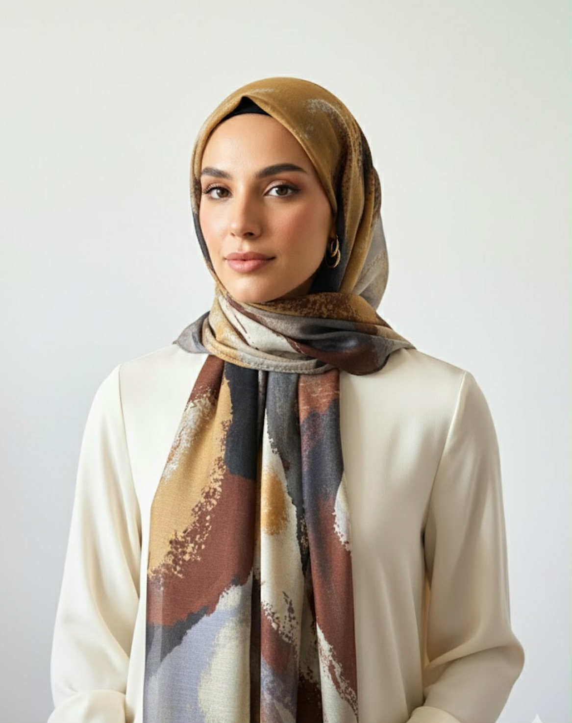 Fall Colors Printed Hijab