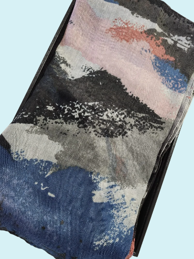 Winter Colors Printed Hijab