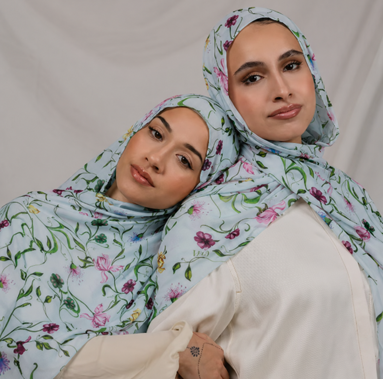 Floral Printed Modal Hijab