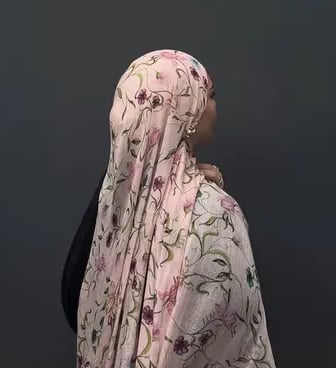 Floral Printed Modal Hijab