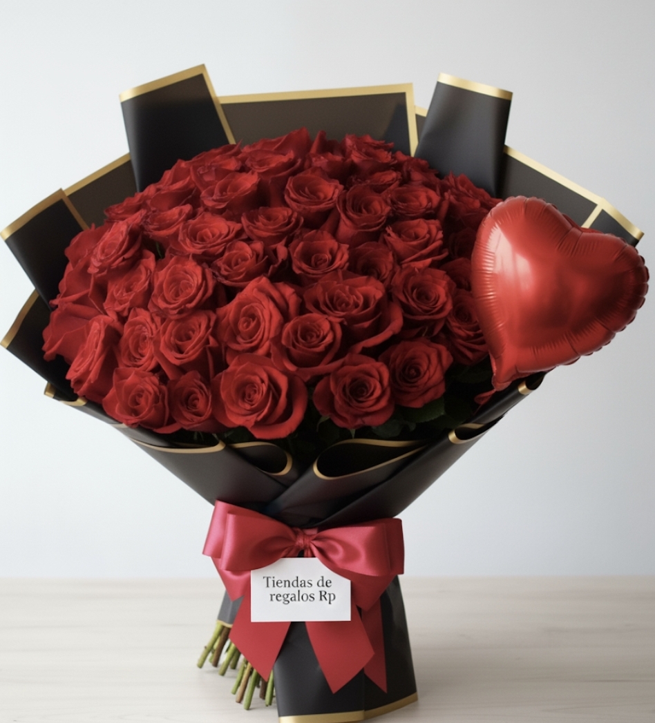 Ramo de 100 rosas (rojo)