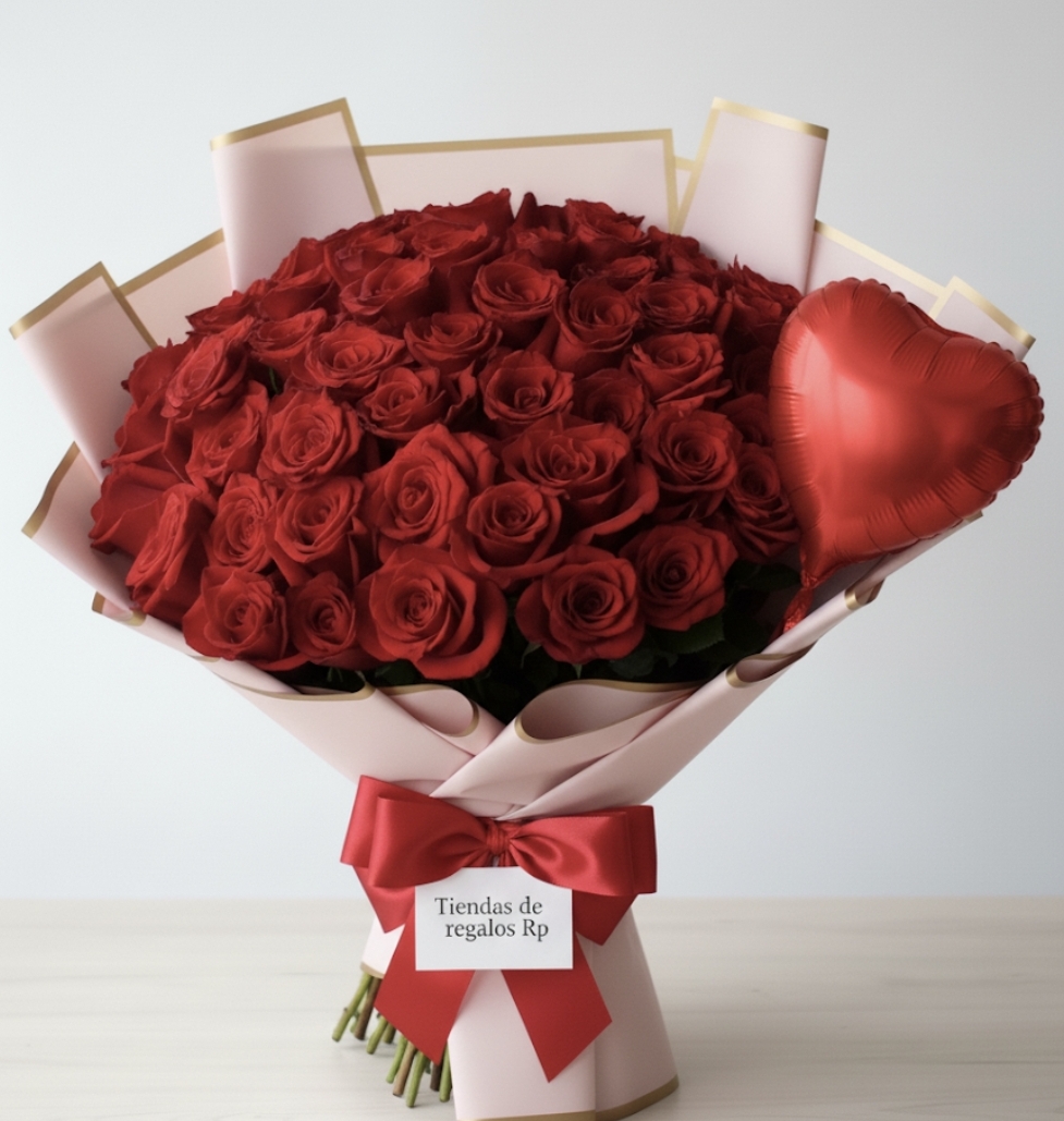 Ramo de 100 rosas (rojo)