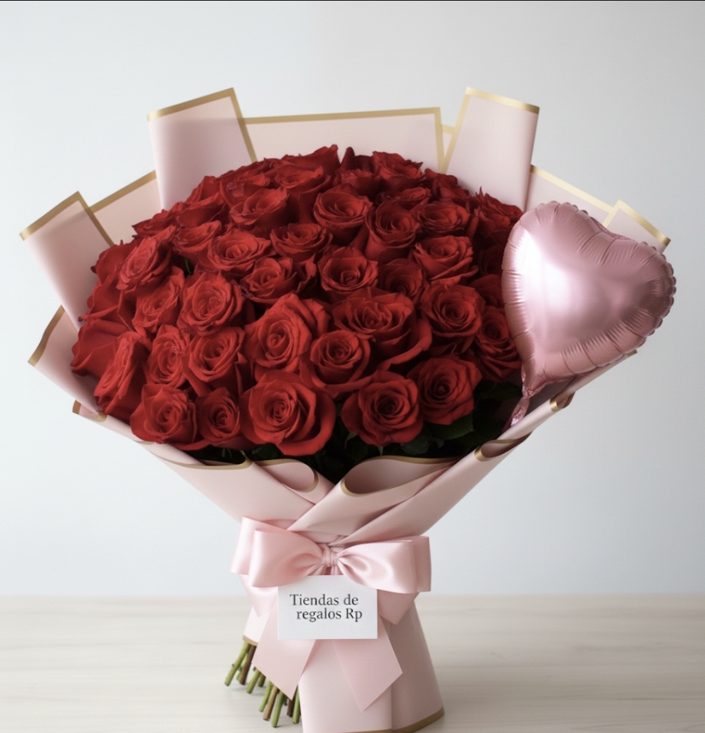 Ramo de 100 rosas (rojo)