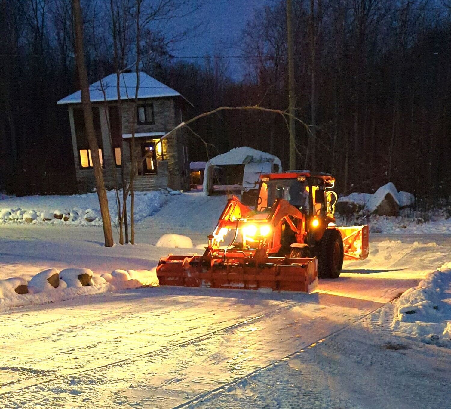 Mechanical Driveway Snow Clearance