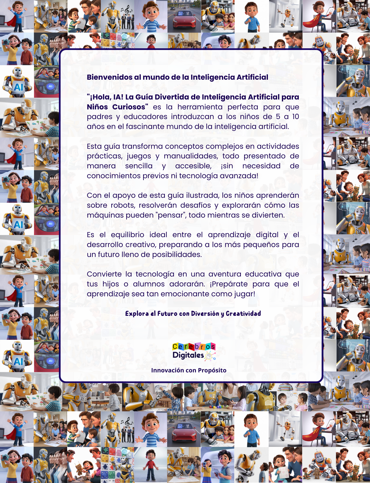 "La Guía divertida de Inteligencia Artificial para niños curiosos"