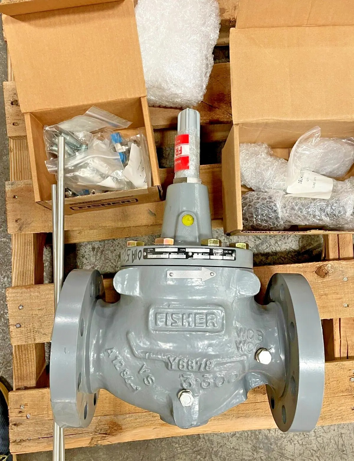 Fisher EZR 3" Class 300 Flanged End Pressure Reducing Regulator