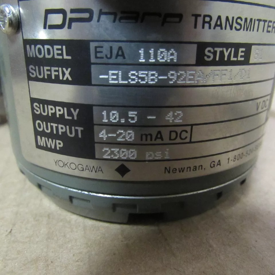 YOKOGAWA EJA110A Differential Pressure Transmitter
