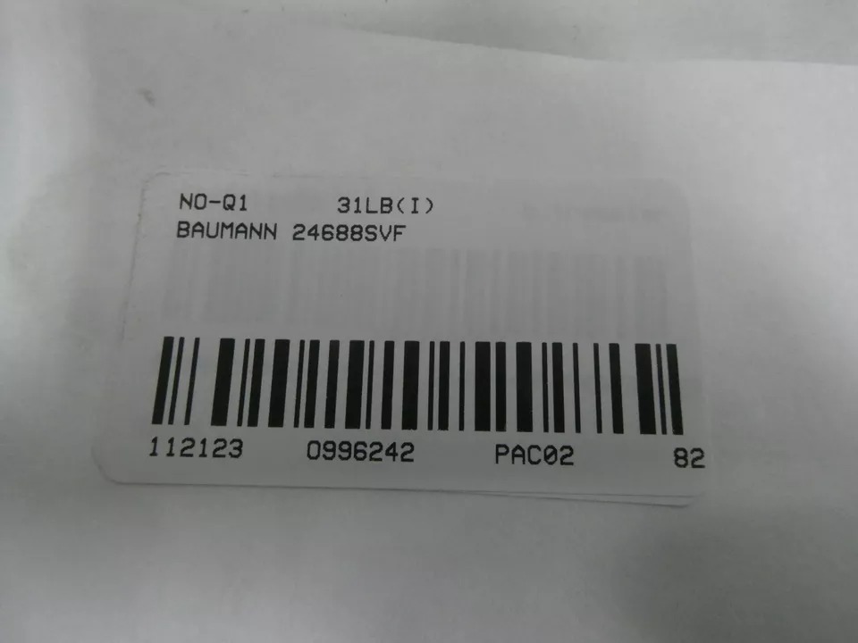 Baumann 24688SVF Pneumatic Stainless Flanged Control Valve 1-1/2 Inch Class 150