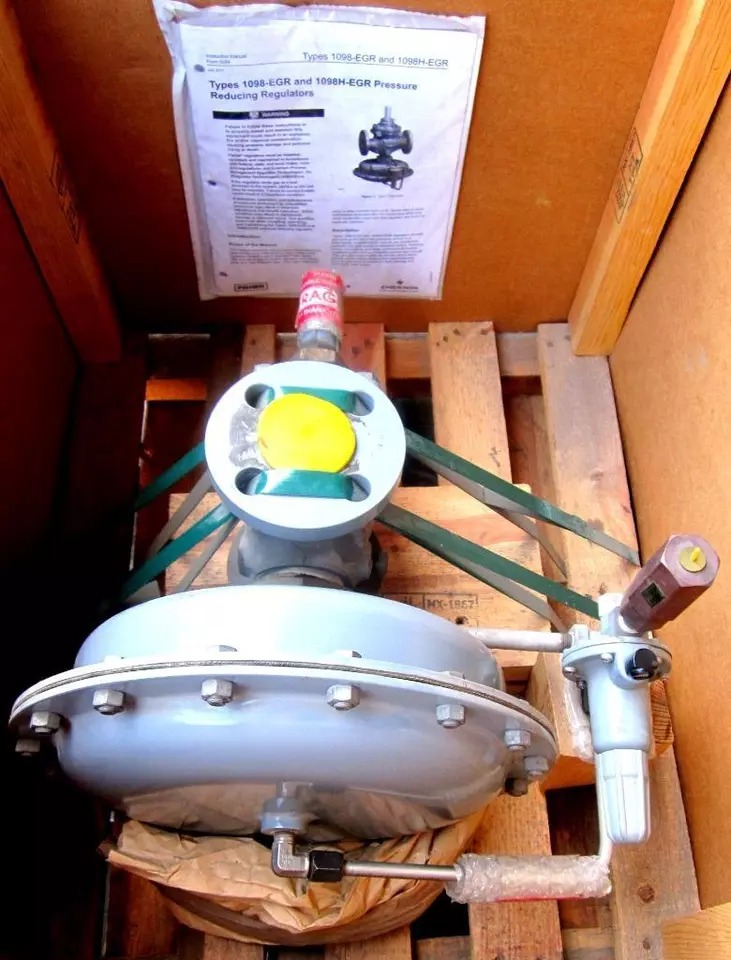 Fisher 1098-EGR Steel Flanged Pressure Reducing Regulator Valve