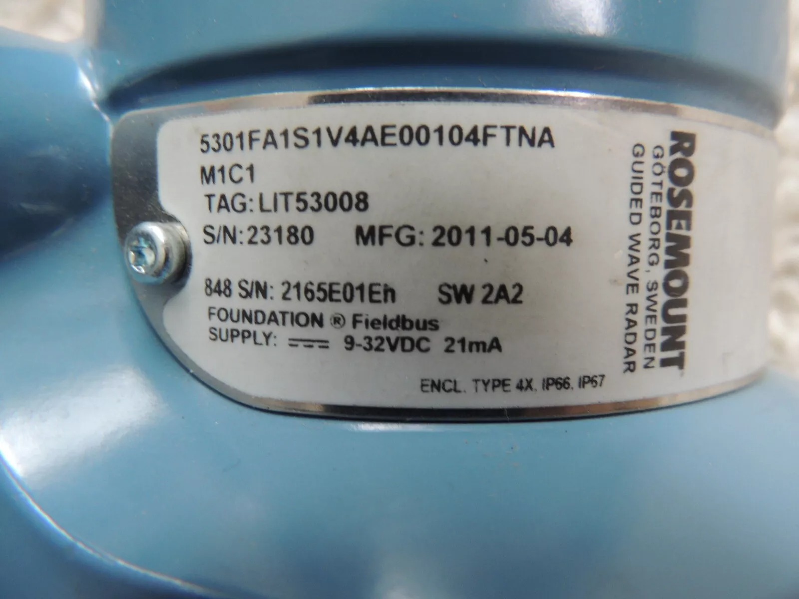 Rosemount 5300 Series Guided Wave Radar Level Transmitter