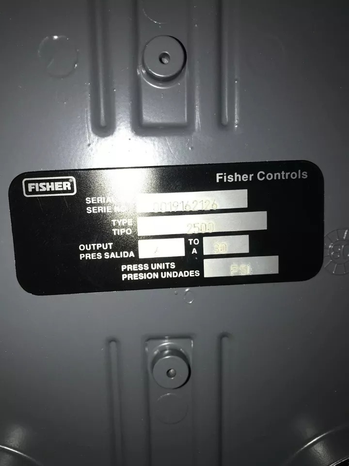 Fisher Controls Level Trol Displacer Controller Type 2500-249B