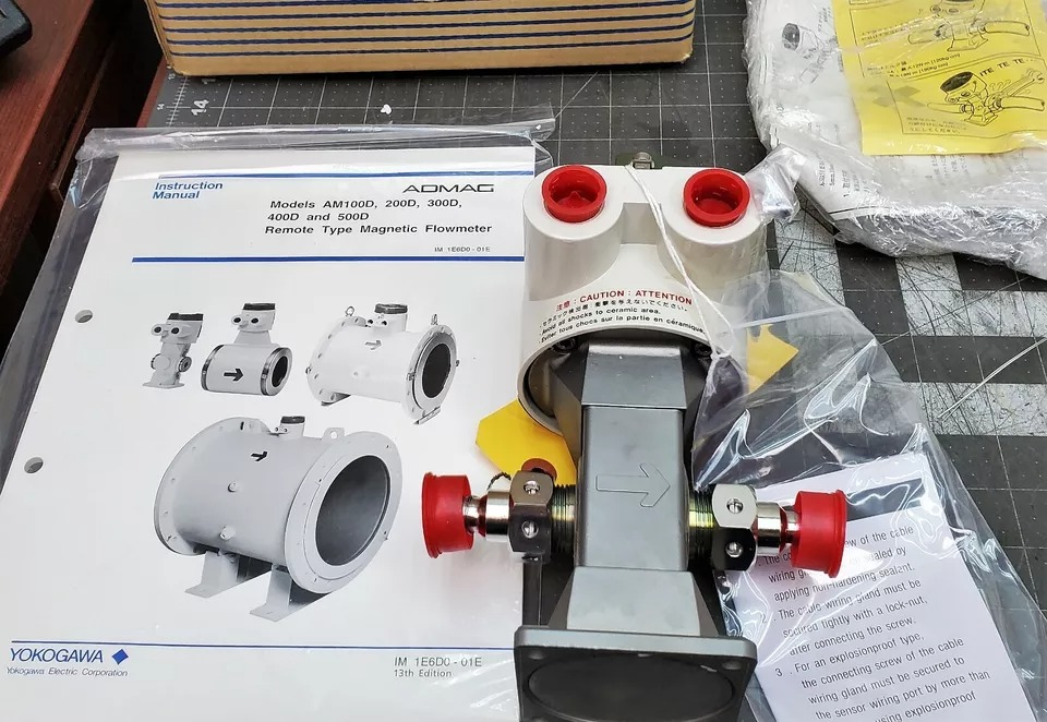Yokogawa AM-105DN ADMAG Magnetic Flow Detector Meter