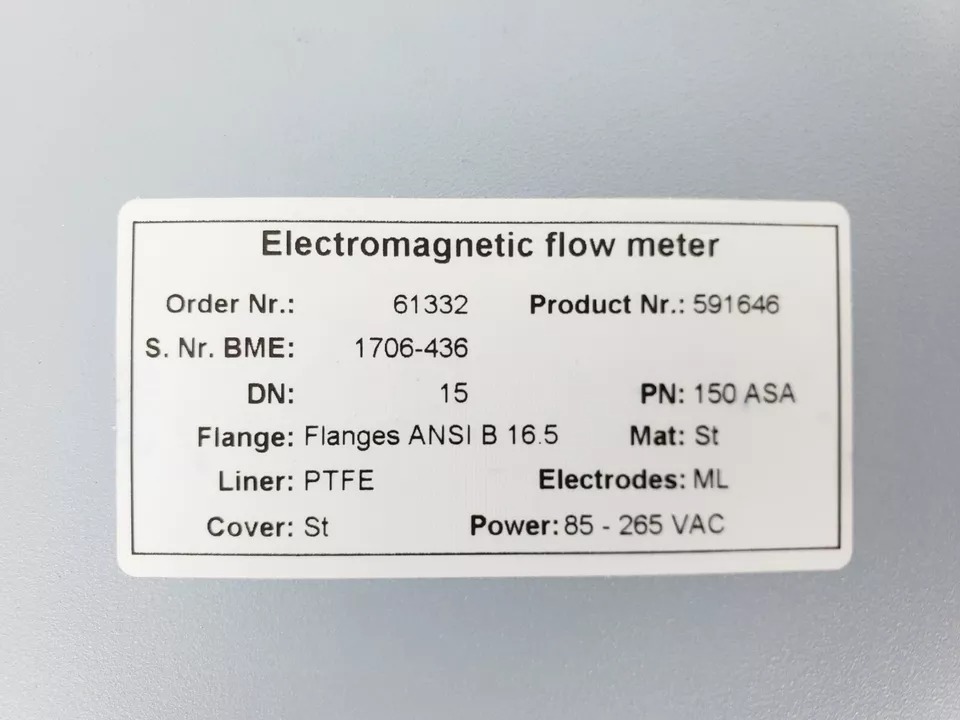 M2000 Electromagnetic Flow Meter M2-005-P1-A-MWW-S-XXGF-STD 1/2INCH
