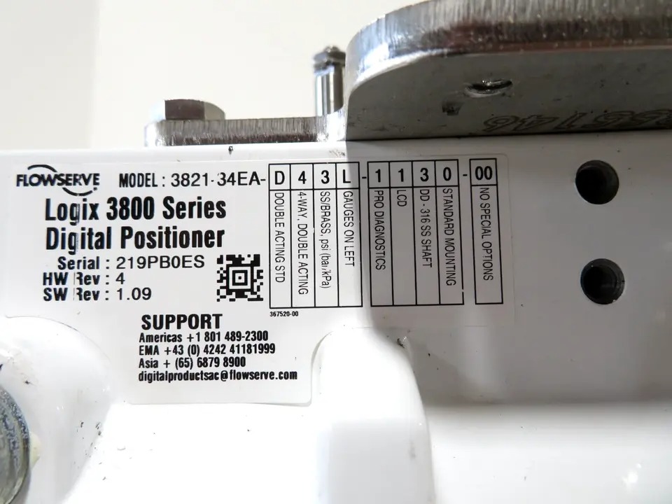 Flowserve Logix 3800 Series 3821-34EA-D43L-1130-00 PRO