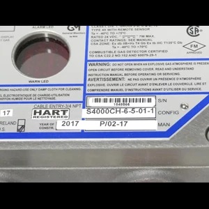 General Monitors S4000CH-6-5-01-1 HART Combustible Gas Sensor