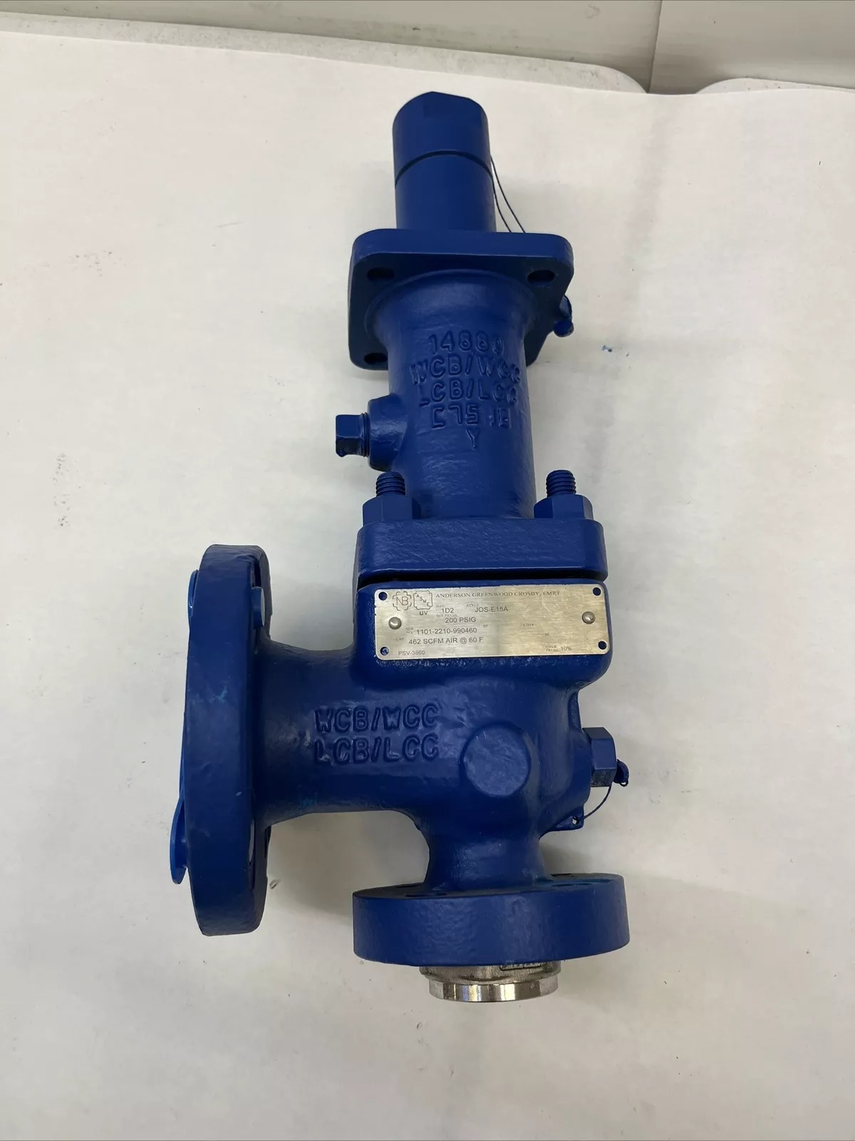 Crosby VALVE/AGC JOS-E 15A 1D2 Flanged Relief Valve 14880