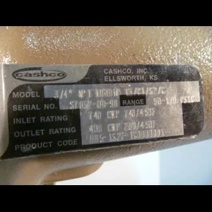  Pressure Reducing Regulator Cashco Model 1000HP