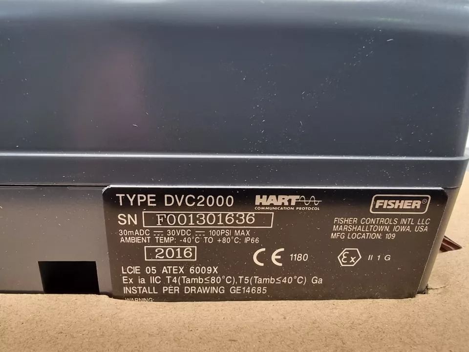 DVC2000 Fisher FIELDVUE Digital Valve Controller