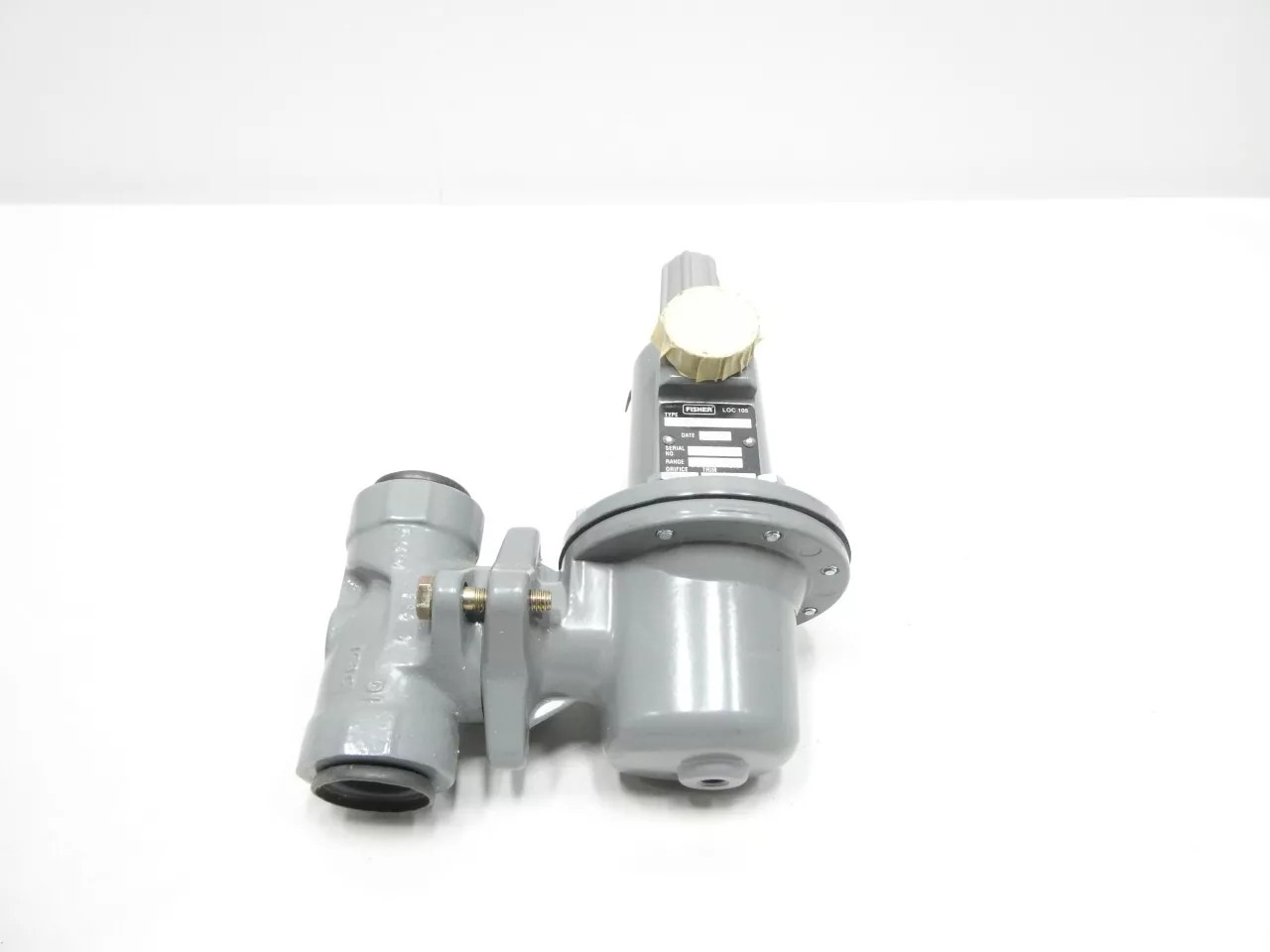 Fisher 627 Iron Threaded Pressure Reducing Regulator Valve, 1-inch NPT, 35-80 PSI