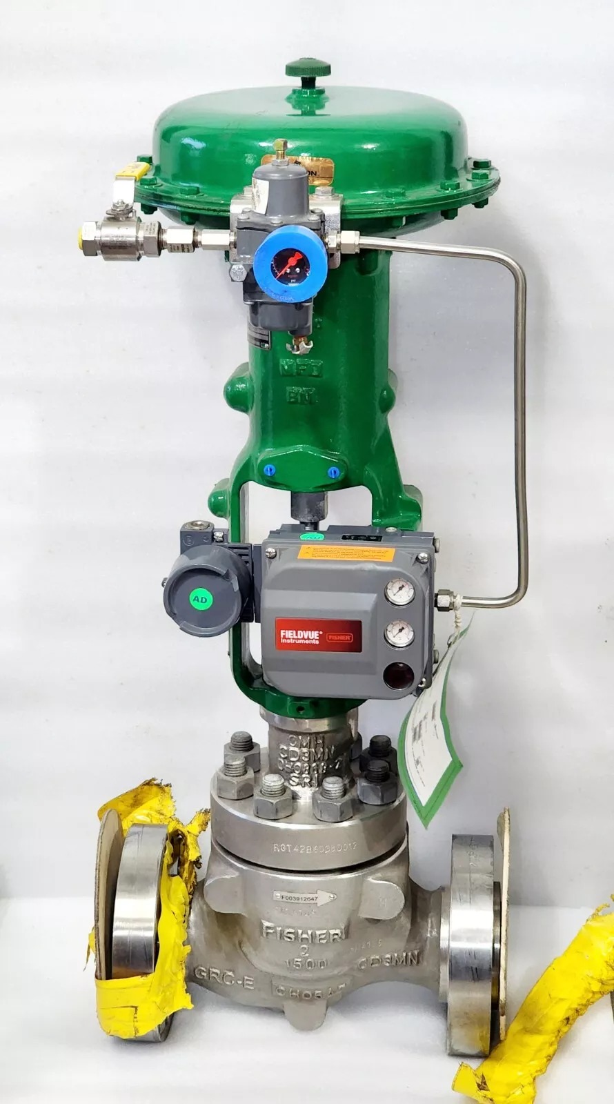 Fisher HPS Globe Valve SS 316 with Emerson DVC6200 Valve Positioner