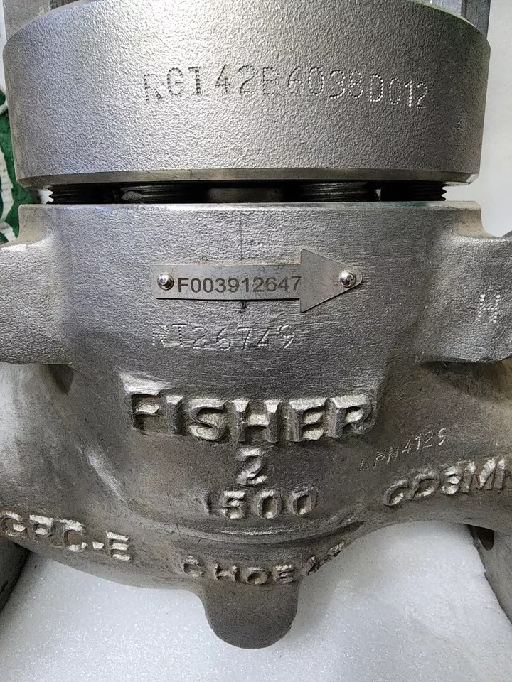 Fisher HPS Globe Valve SS 316 with Emerson DVC6200 Valve Positioner