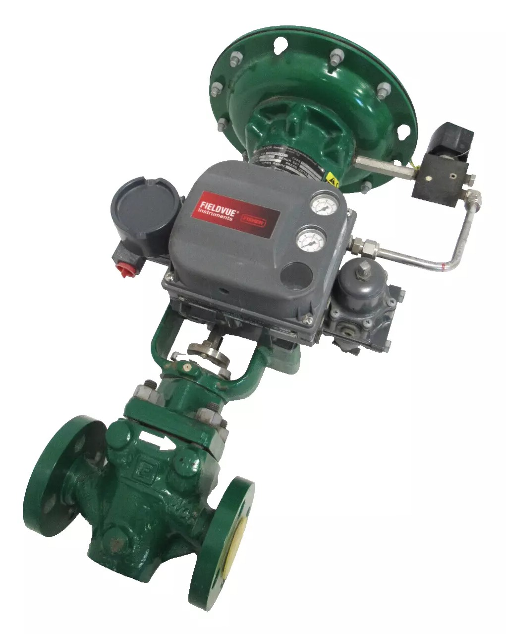 Fisher 667 EZ Control Valve with DVC6200 Valve Positioner, Size 1, Body 667EZ