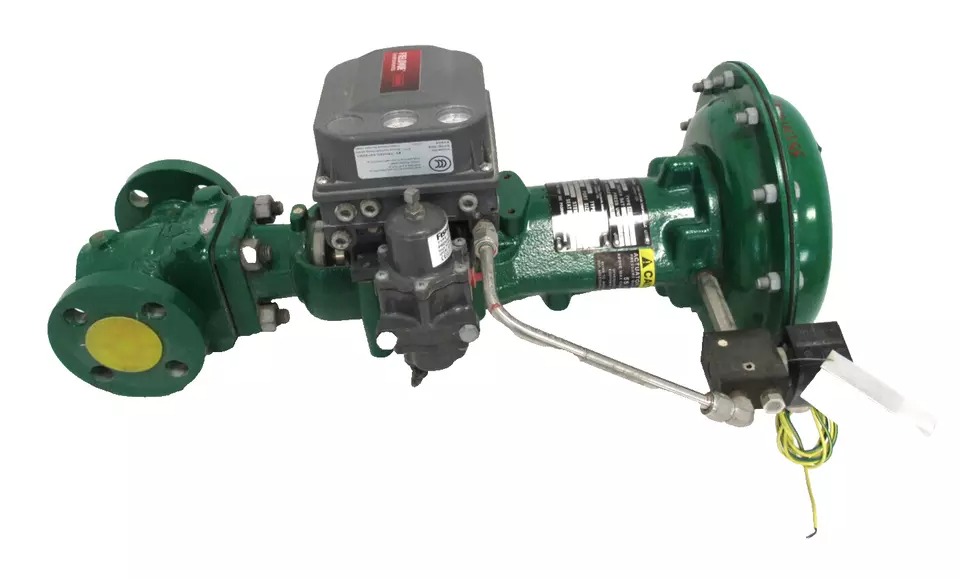 Fisher 667 EZ Control Valve with DVC6200 Valve Positioner, Size 1, Body 667EZ
