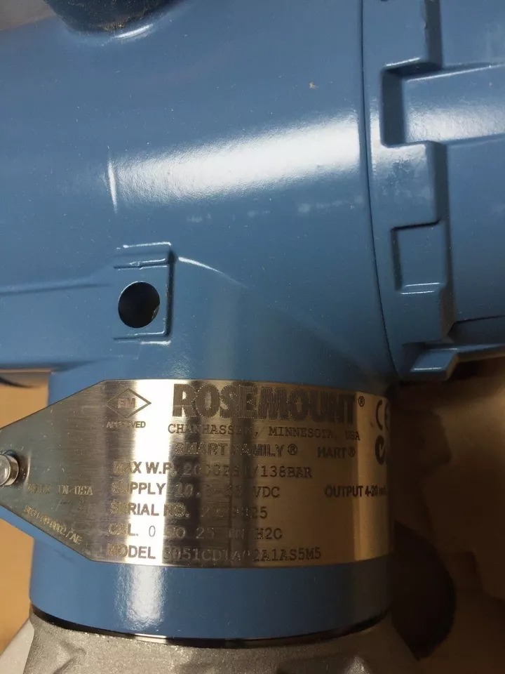 Rosemount 3051Cd1A02A1As5M5 0305RC32B11B4 Pressure Transmitter