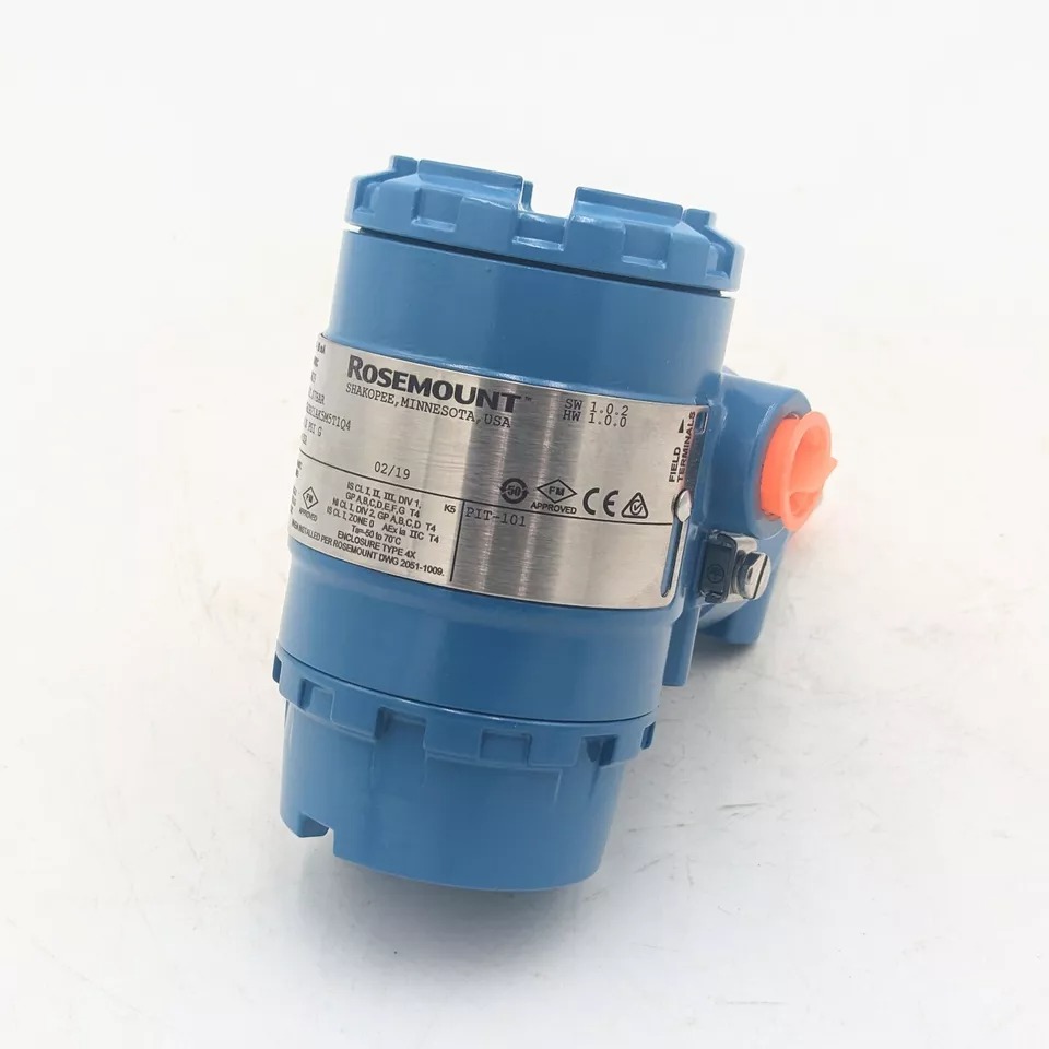 Rosemount 2051T Pressure Transmitter, Hart 4-20 mA, 2051TG1A2B21AK5M5T1Q4