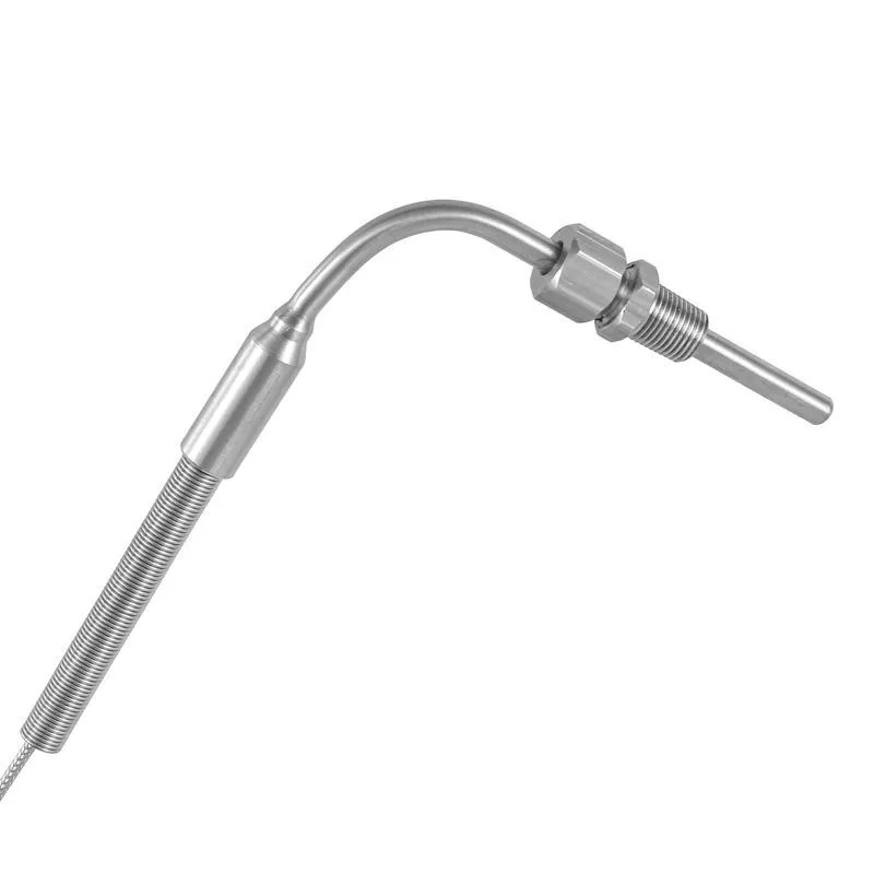 Thermocouple Temperature Sensor Probe - K Type with Stainless Steel Braided Cable